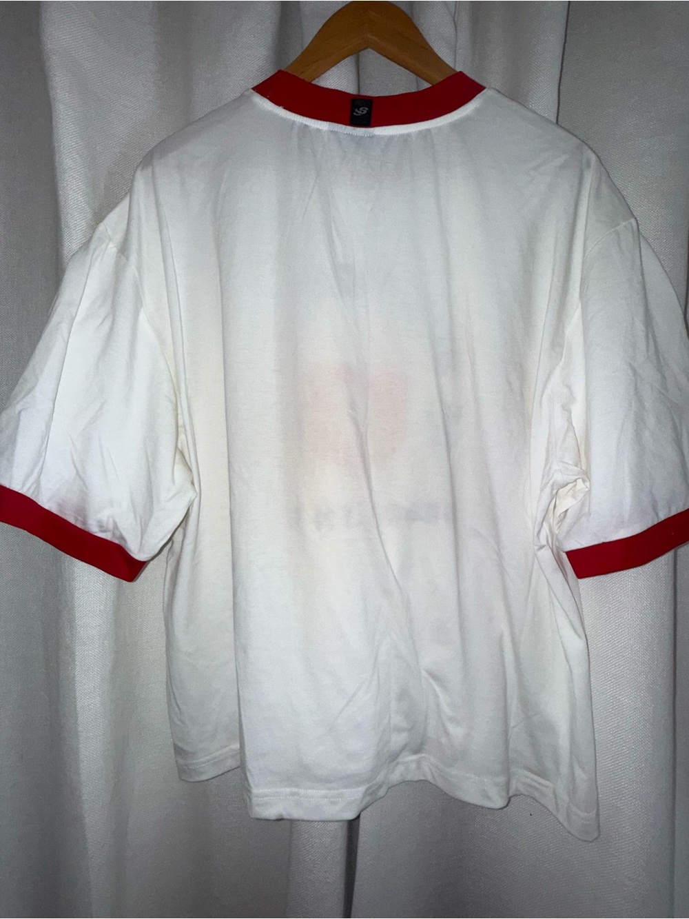 SUMWON IND White & Red Graphic Ringer Tee - Kids - Picture 2 of 4